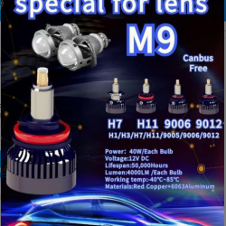 M9 360° 8000 Lumens 3D LED CAN-BUS